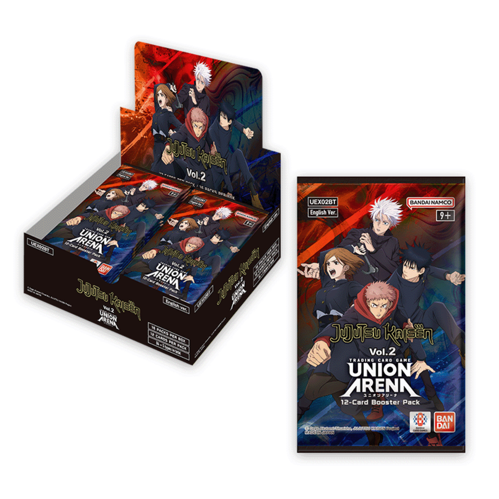 Bandai Union Arena Jujutsu Kaisen Vol 2 Booster PACK