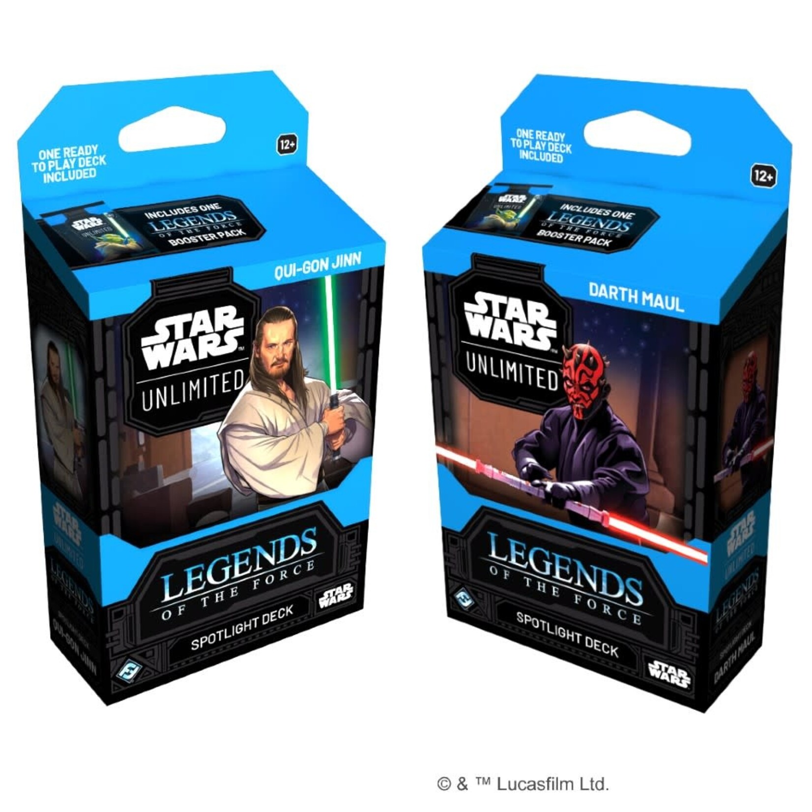Fantasy Flight Games Star Wars Unlimited Legends of the Force Spotlight Deck DUO