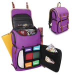 Enhance Gaming Enhance Full-Size Trading Card Storage Box Backpack Purple