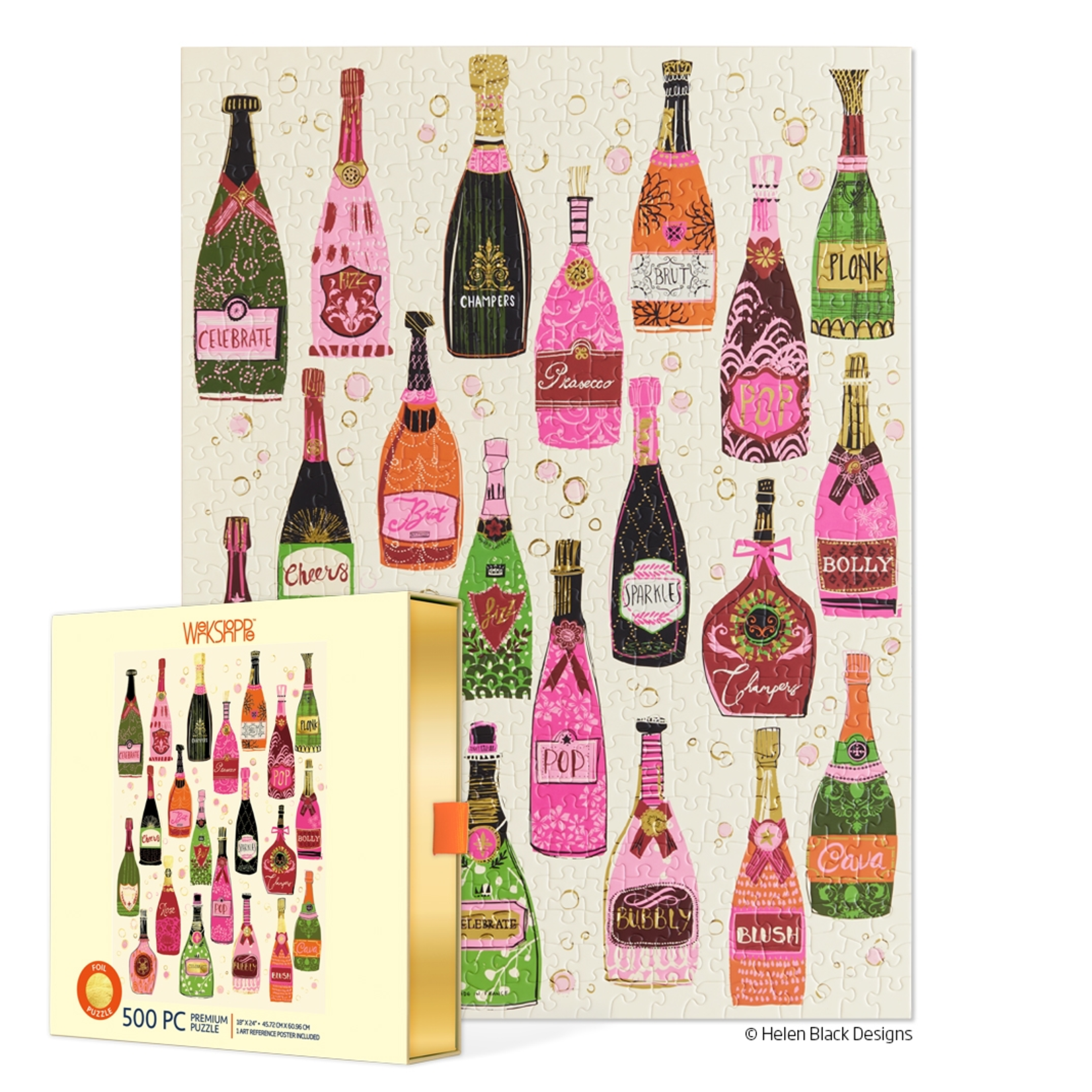 WerkShoppe 500 pc Puzzle Bubble Pop Fizz