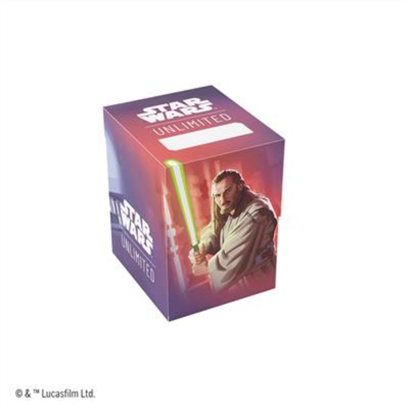 Gamegenic GameGenic Star Wars Unlimited Soft Crate Deck Box Qui-Gon Jinn