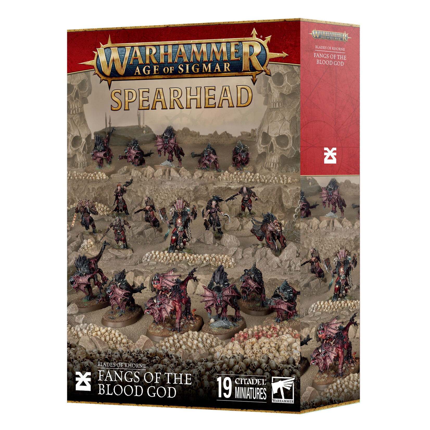 Games Workshop Warhammer Age of Sigmar Chaos Spearhead Blades of Khorne Fangs of the Blood God