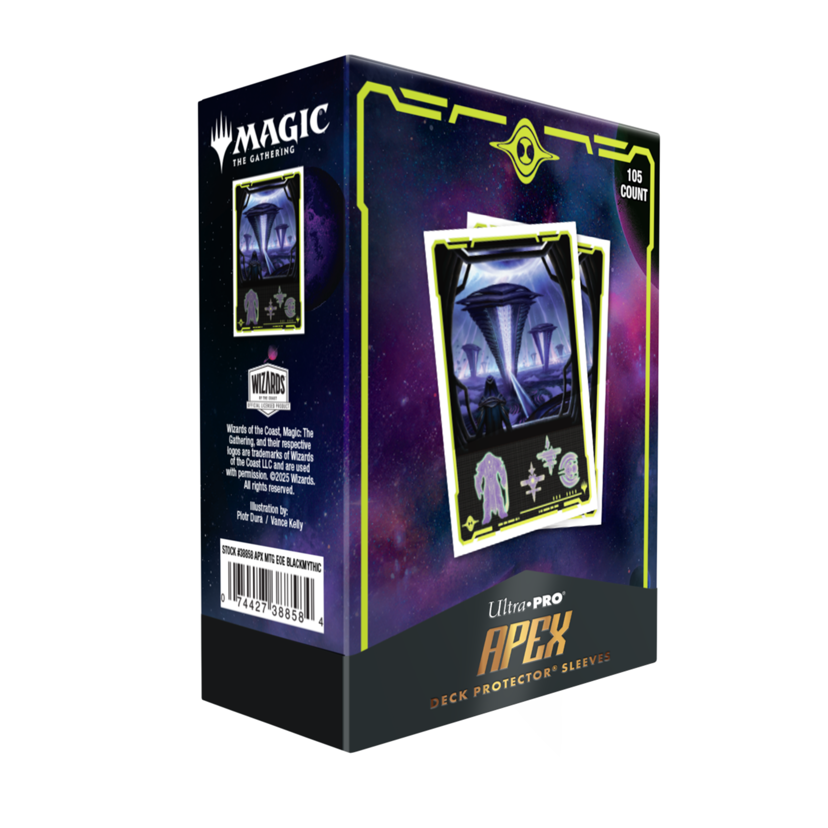 Ultra Pro Ultra Pro Magic Apex Deck Protector Sleeves 105 ct Edge of Eternities Susur Secundi Void Altar