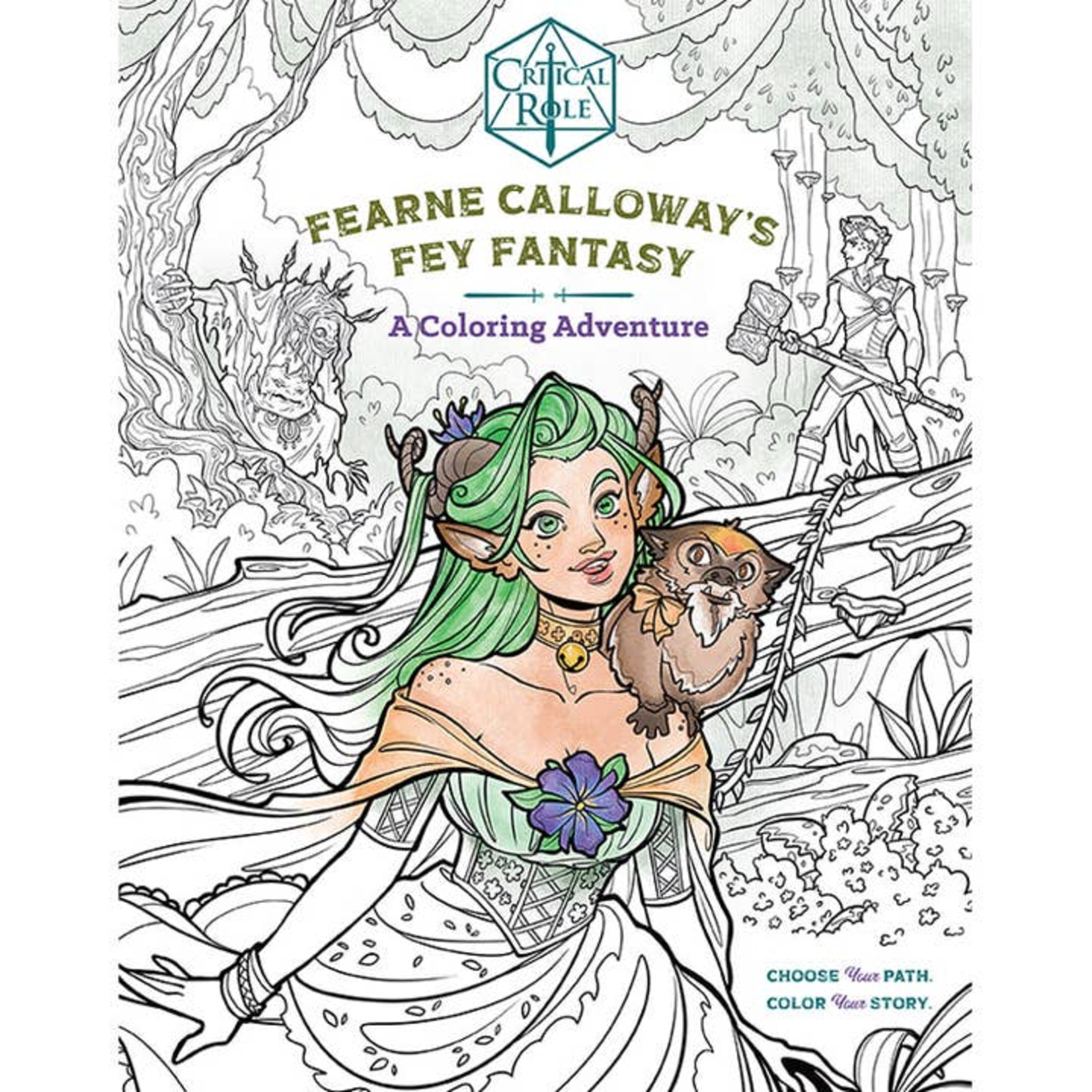 Insight Editions Critical Role Fearne Calloway’s Fey Fantasy A Coloring Adventure