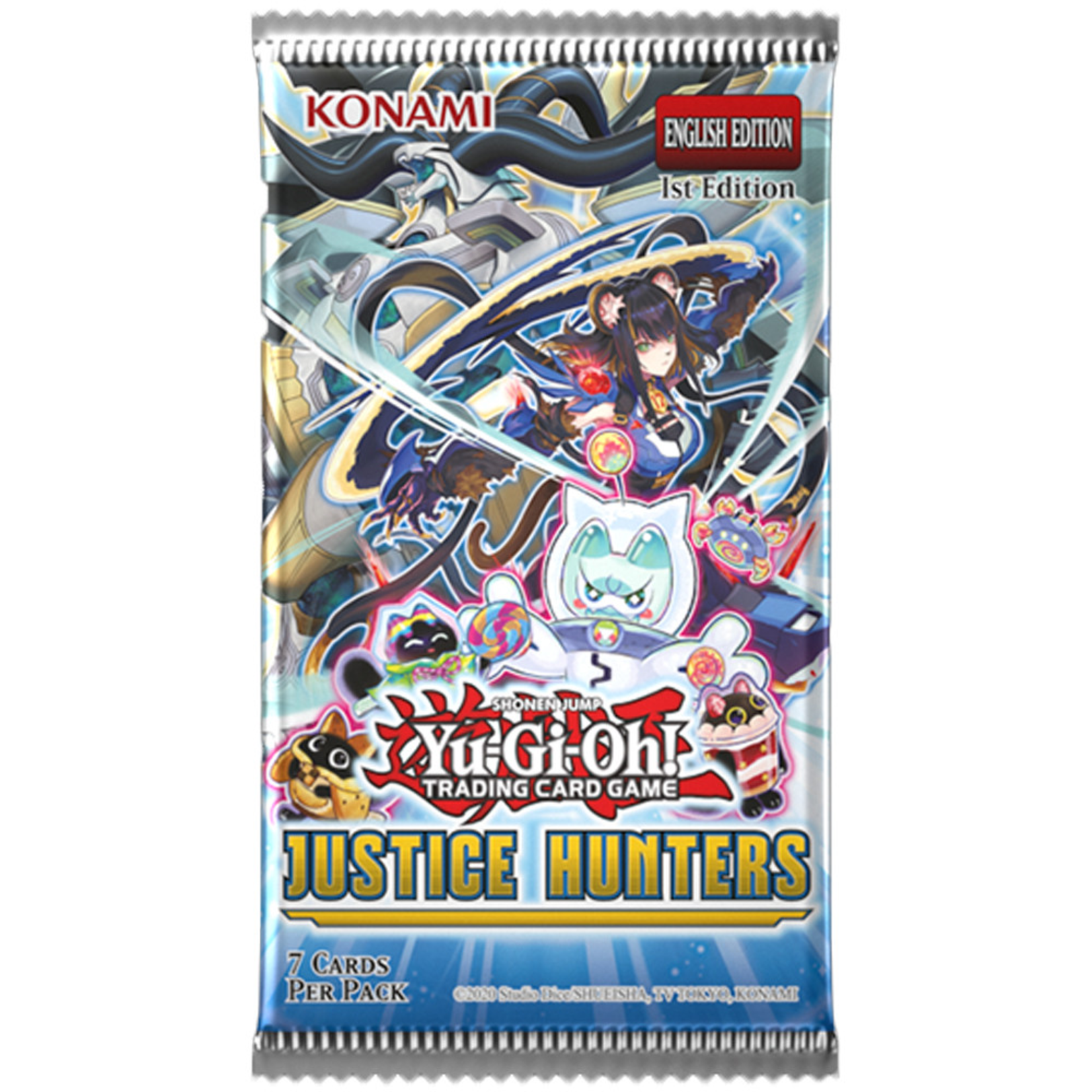Konami YuGiOh Justice Hunters Booster PACK