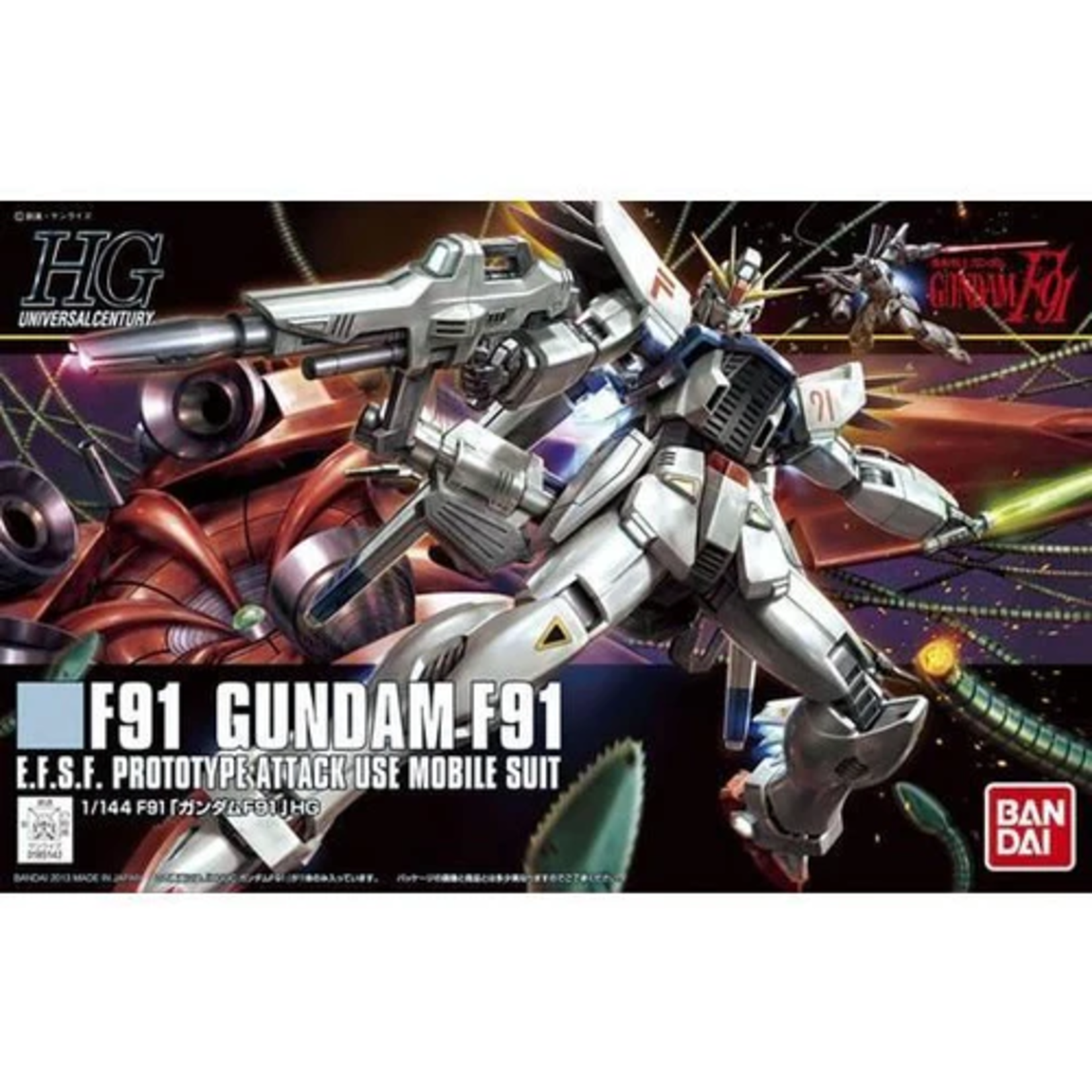 Bandai Gundam HGUC 167 Gundam F91