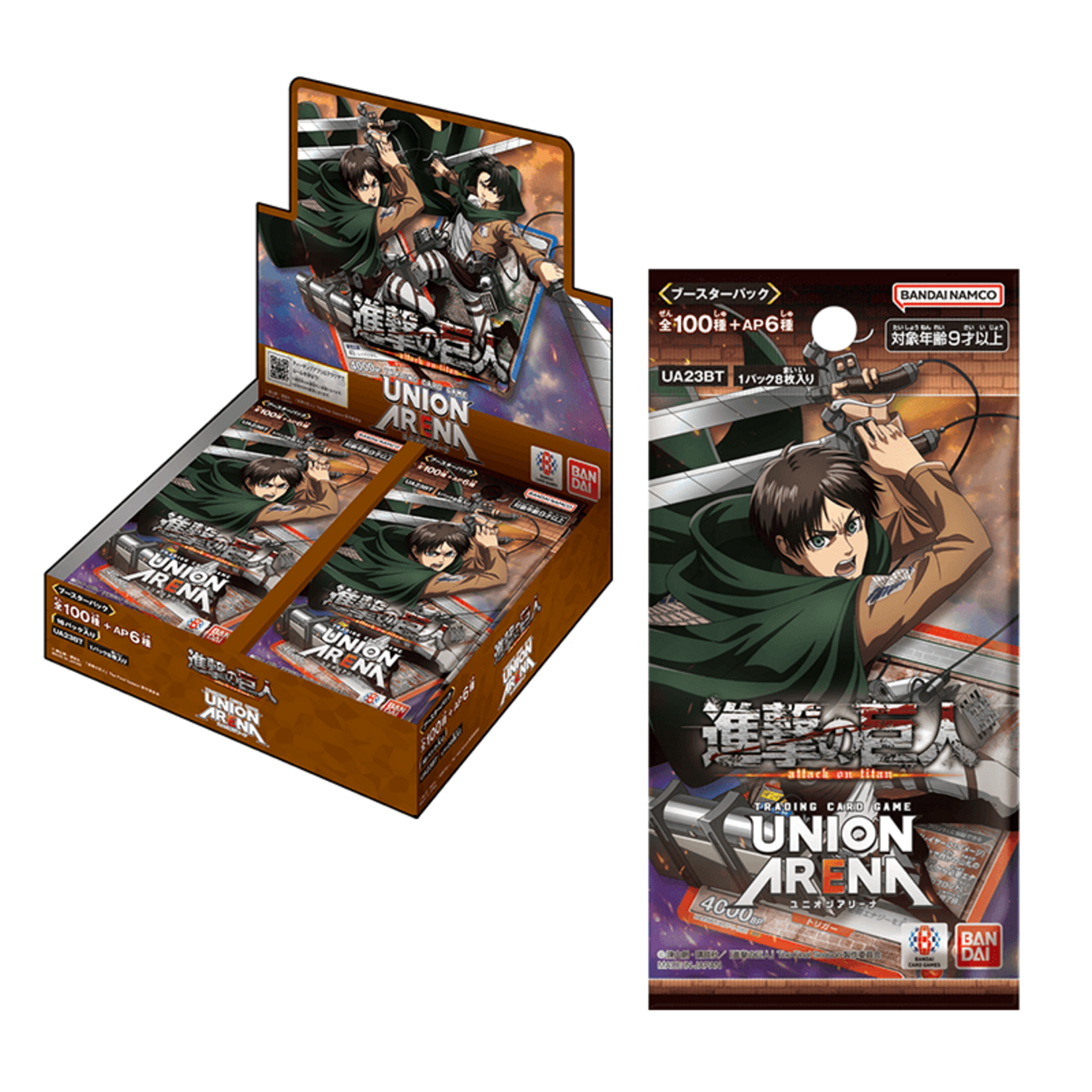 Bandai Union Arena Attack on Titan Booster PACK