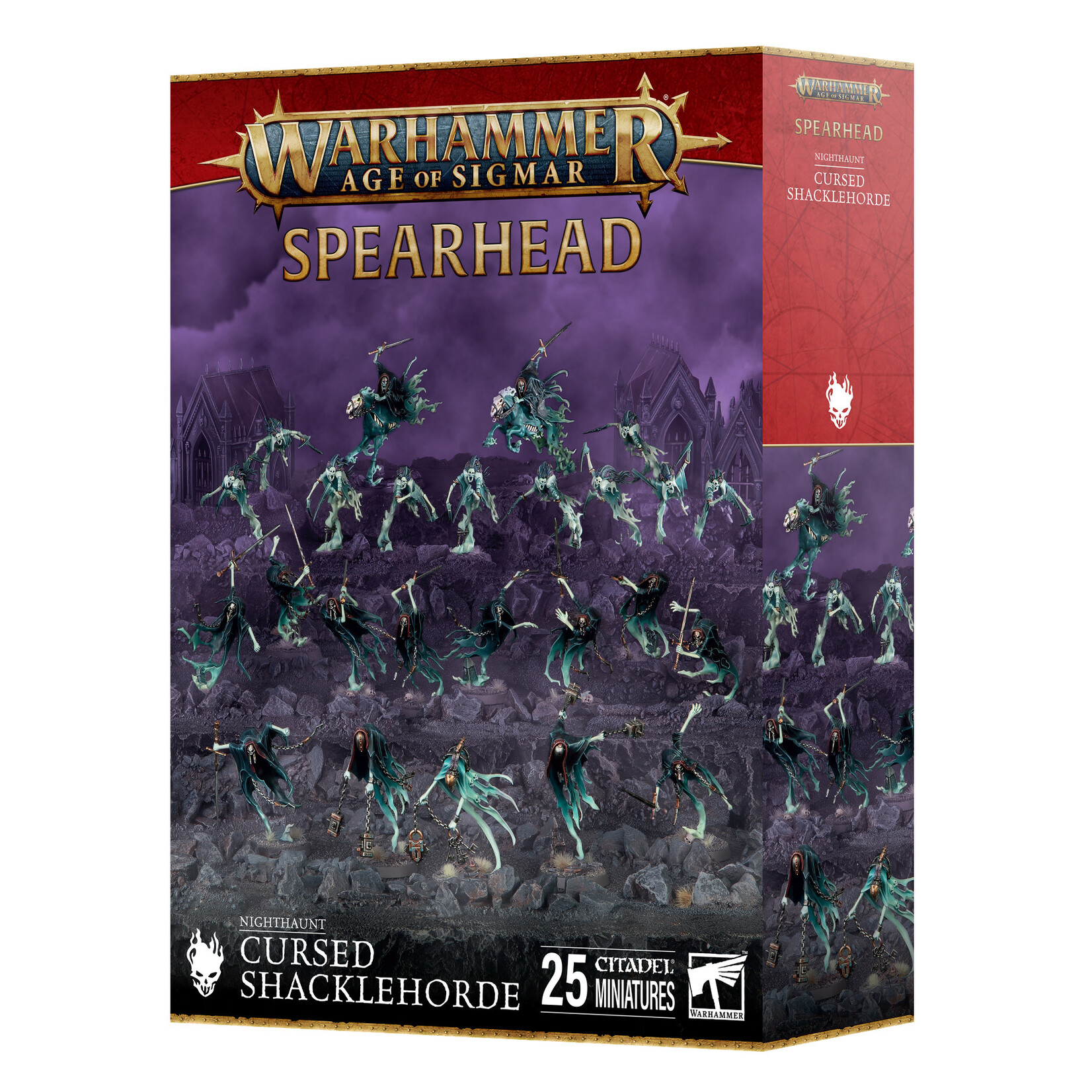 Games Workshop Warhammer Age of Sigmar Death Spearhead Nighthaunt Cursed Shacklehorde