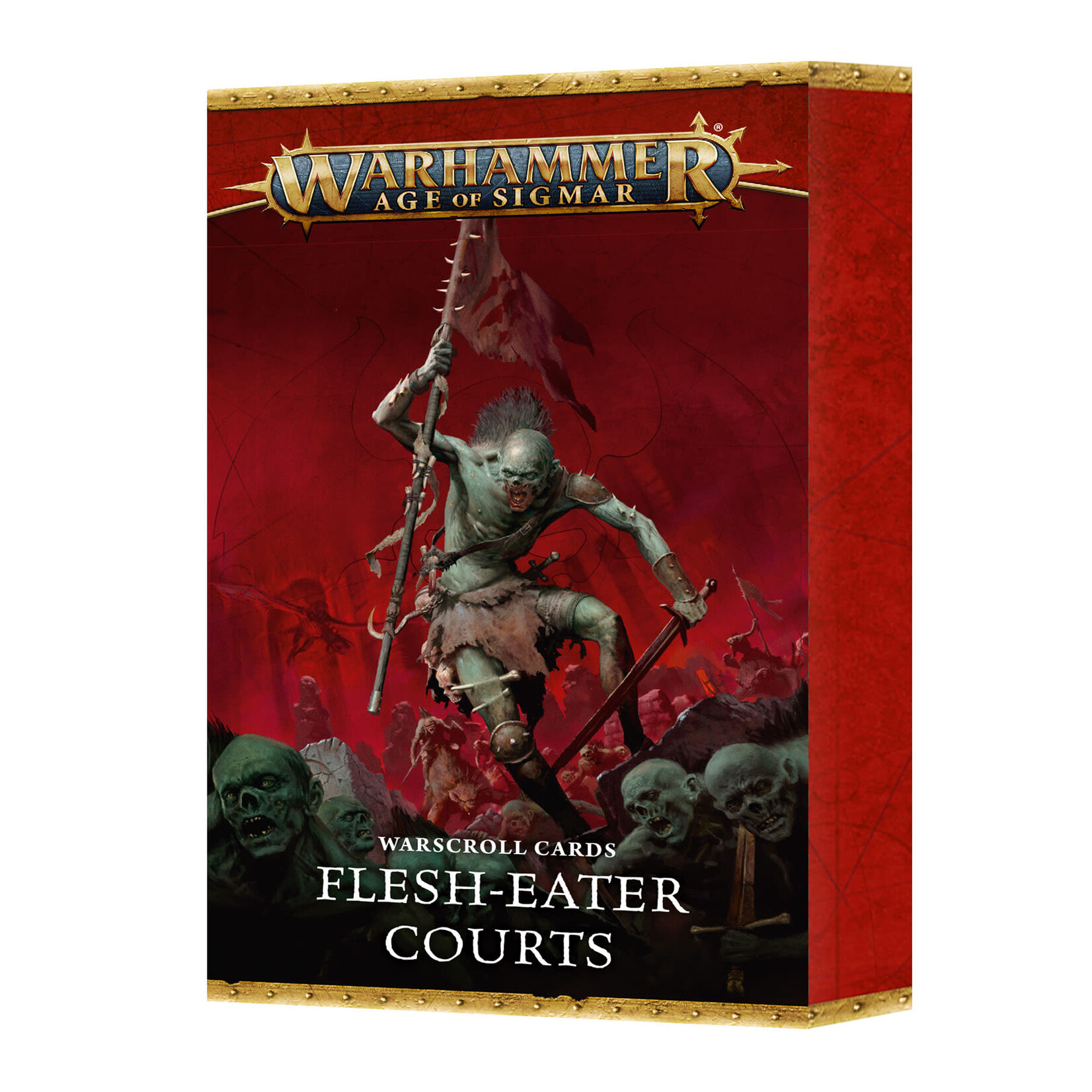 Games Workshop Warhammer Age of Sigmar Warscroll Cards Flesh-Eater Courts 4E