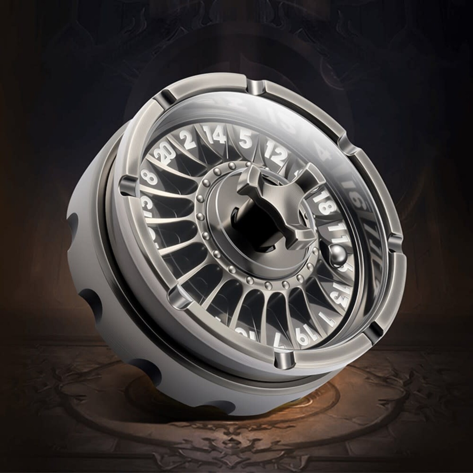 Dice Habit Roulette Dice d20 Silver