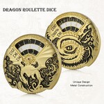 Dice Habit Dragon Roulette Spinner Dice Black and Gold