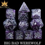 DND Dice DND Dice Big Bad Werewolf Polyhedral 11 die set
