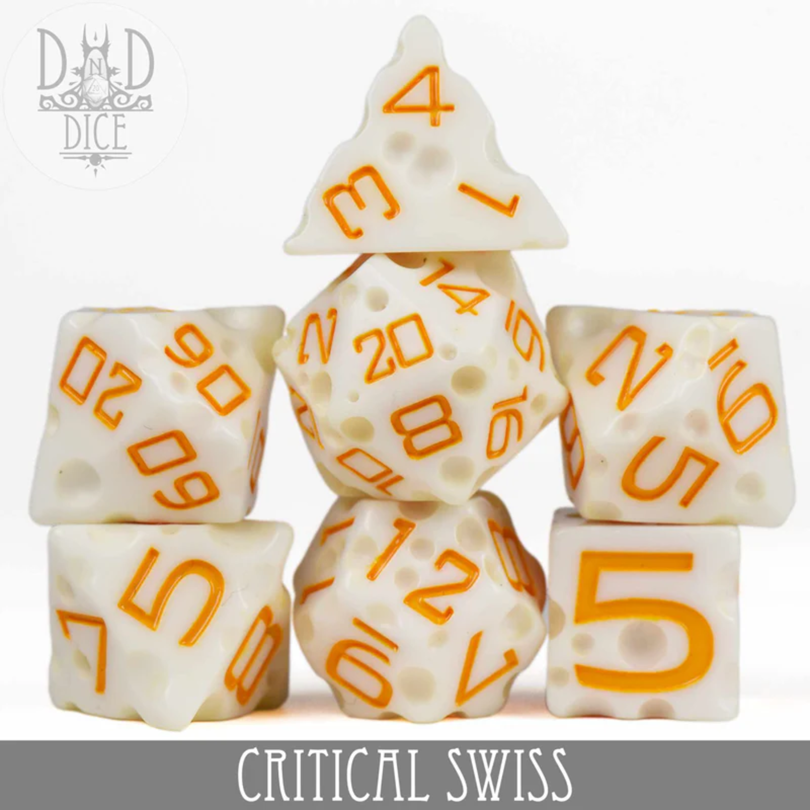 DND Dice DND Dice Critical Swiss Polyhedral 7 die set