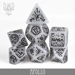 DND Dice DND Dice Space Dice Apollo Polyhedral 7 die set