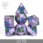 DND Dice DND Dice Lily Pad Polyhedral 7 die set
