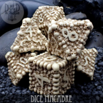 DND Dice DND Dice Dice Macabre Polyhedral 7 die set