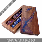 DND Dice DND Dice Flowing Magic 2 Set Dice Box