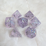 Fennek and Finch Moonbeam Polyhedral 8 die set