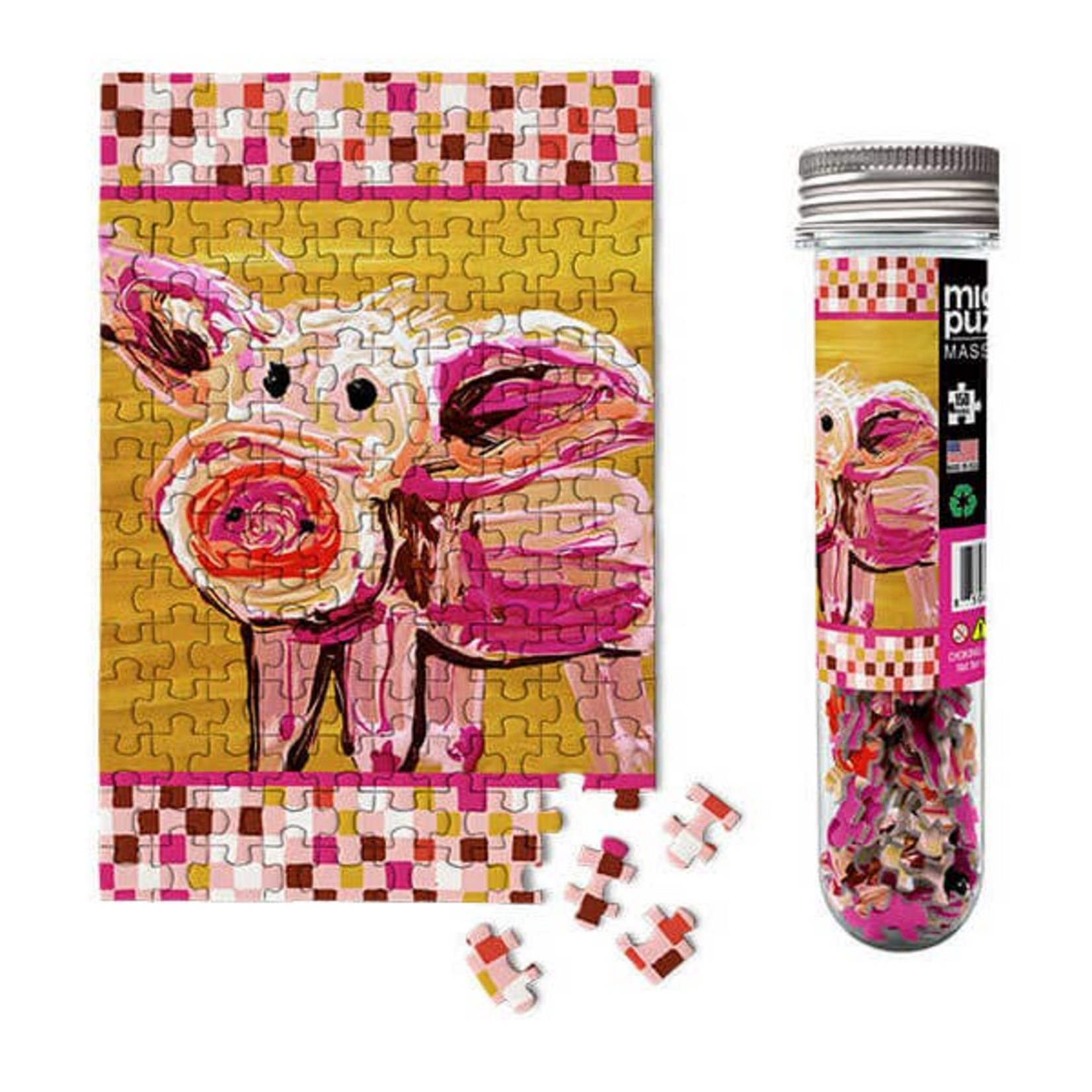 Micro Puzzles Micro Puzzles Checkers the Pig Farm Life