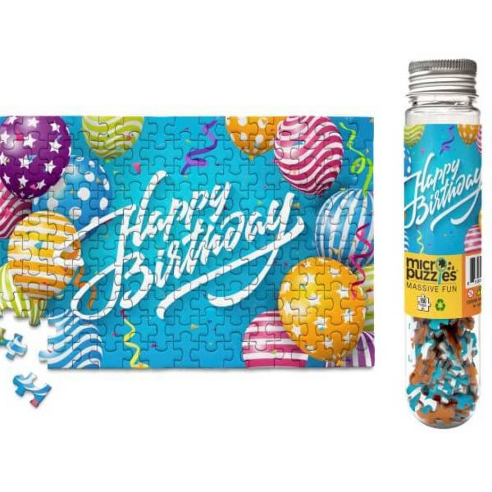 Micro Puzzles Micro Puzzles Happy Birthday Balloons Greeting Card