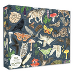 One Canoe Two Paper Co. 1000 pc Puzzle Midnight Flora and Fauna