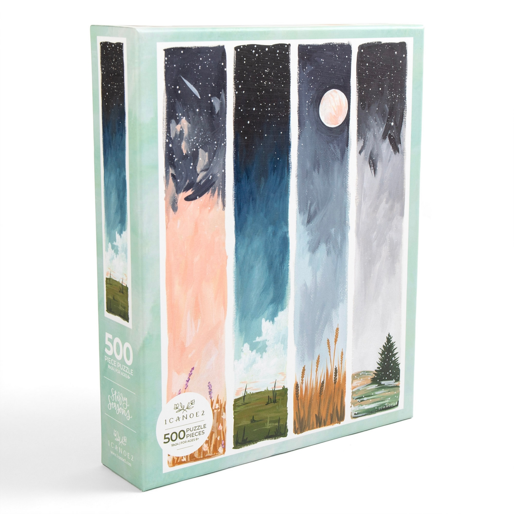 One Canoe Two Paper Co. 500 pc Puzzle Starry Seasons