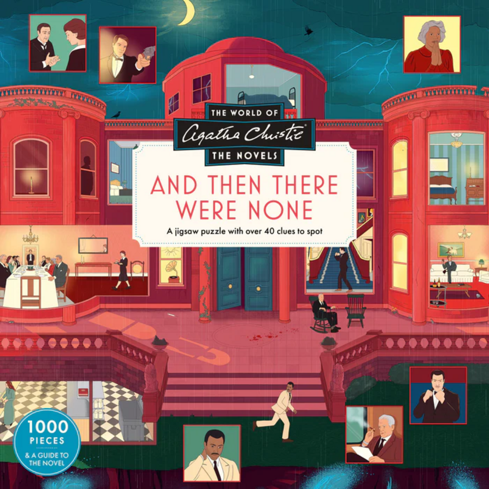 Laurence King Publishing 1000 pc Puzzle The World of Agatha Christie And Then There Were None