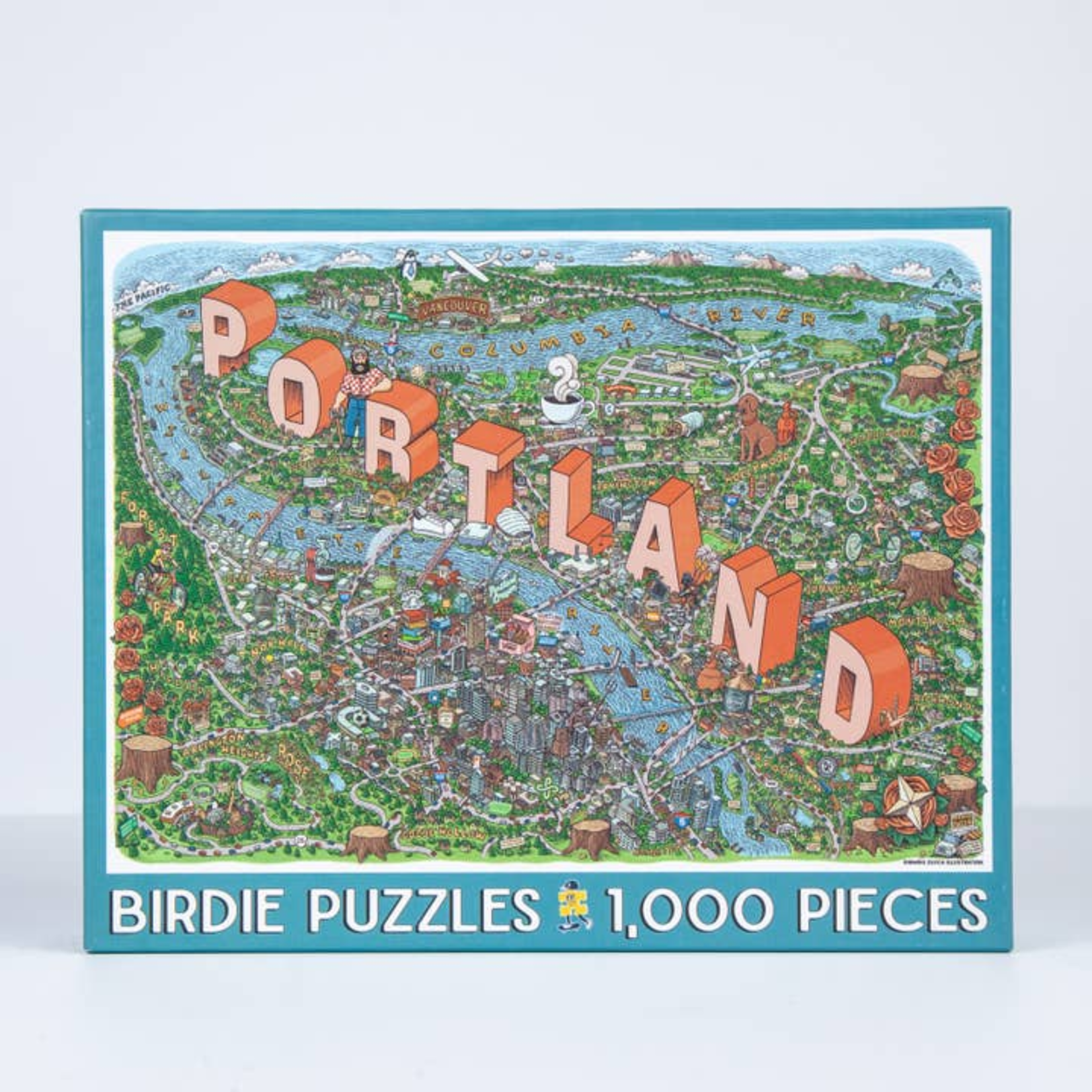 Birdie Puzzles 1000 pc Puzzle Portland