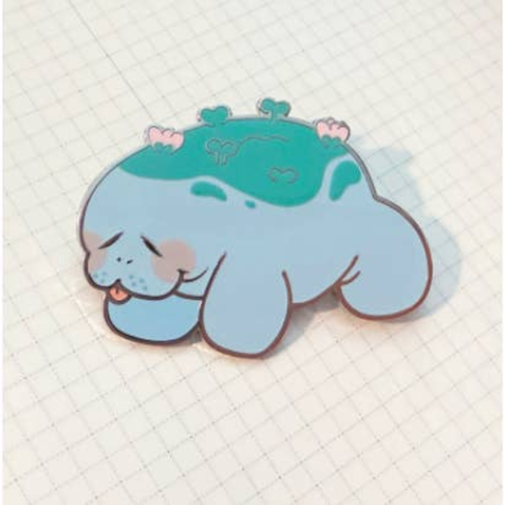 Fiveboos Inc Manatee Enamel Pin