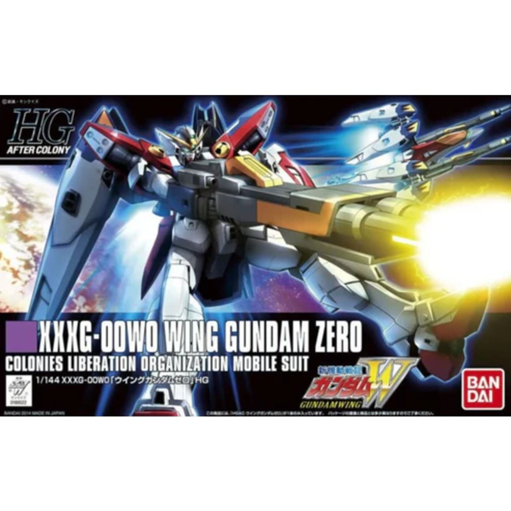 Bandai Gundam HG After Cology XXXG-00W00 Wing Gundam Zero Mobile Suit Gundam Wing
