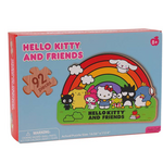 Hands Craft 92 pc Puzzle Hello Kitty and Friends Rainbow