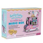 Hands Craft 3D Wooden Music Box Hello Kitty Ice Cream Truck