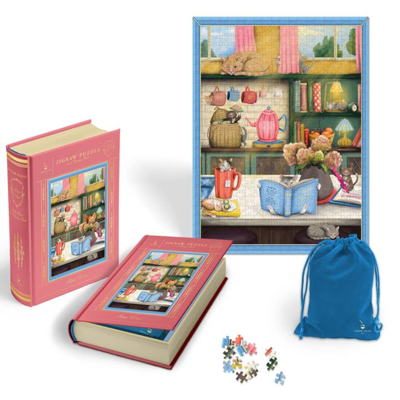 Good Juju Ink 1000 pc Puzzle Kitten Wellness Routine