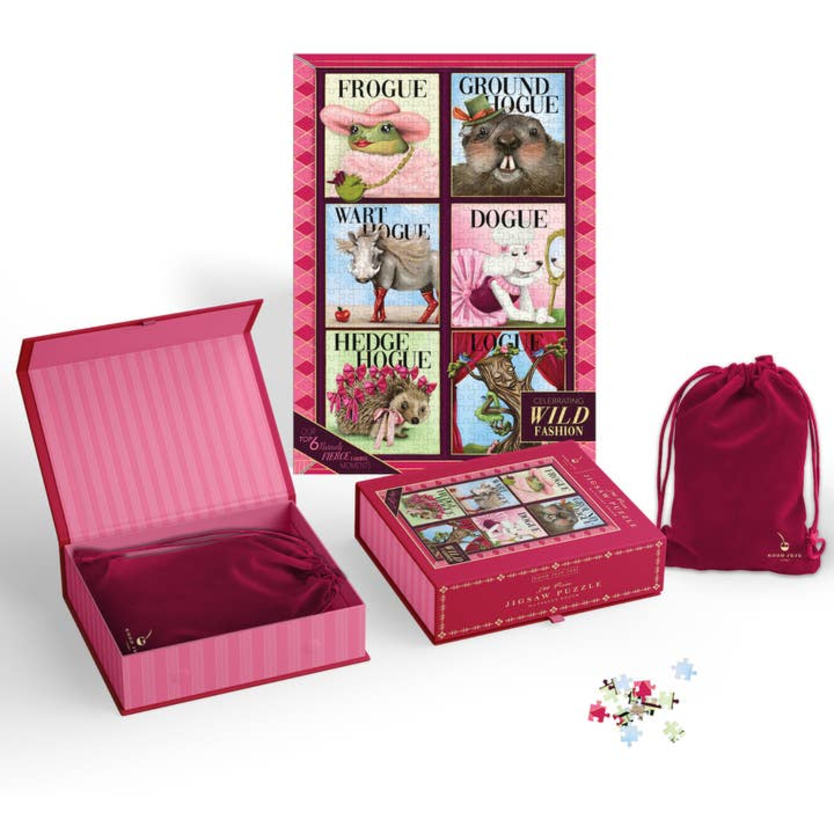 Good Juju Ink 500 pc Puzzle Wild Fashion