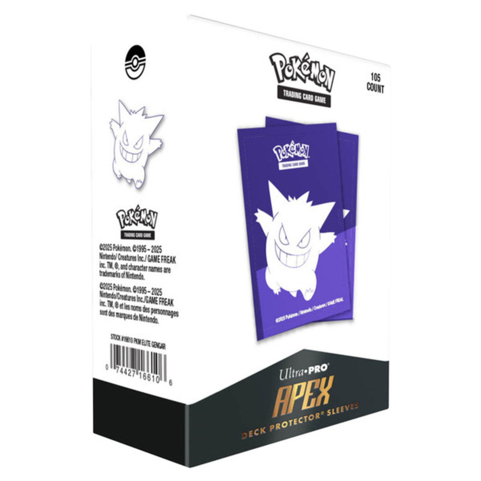 Ultra Pro Ultra Pro Pokemon Gengar APEX Sleeves 105 ct