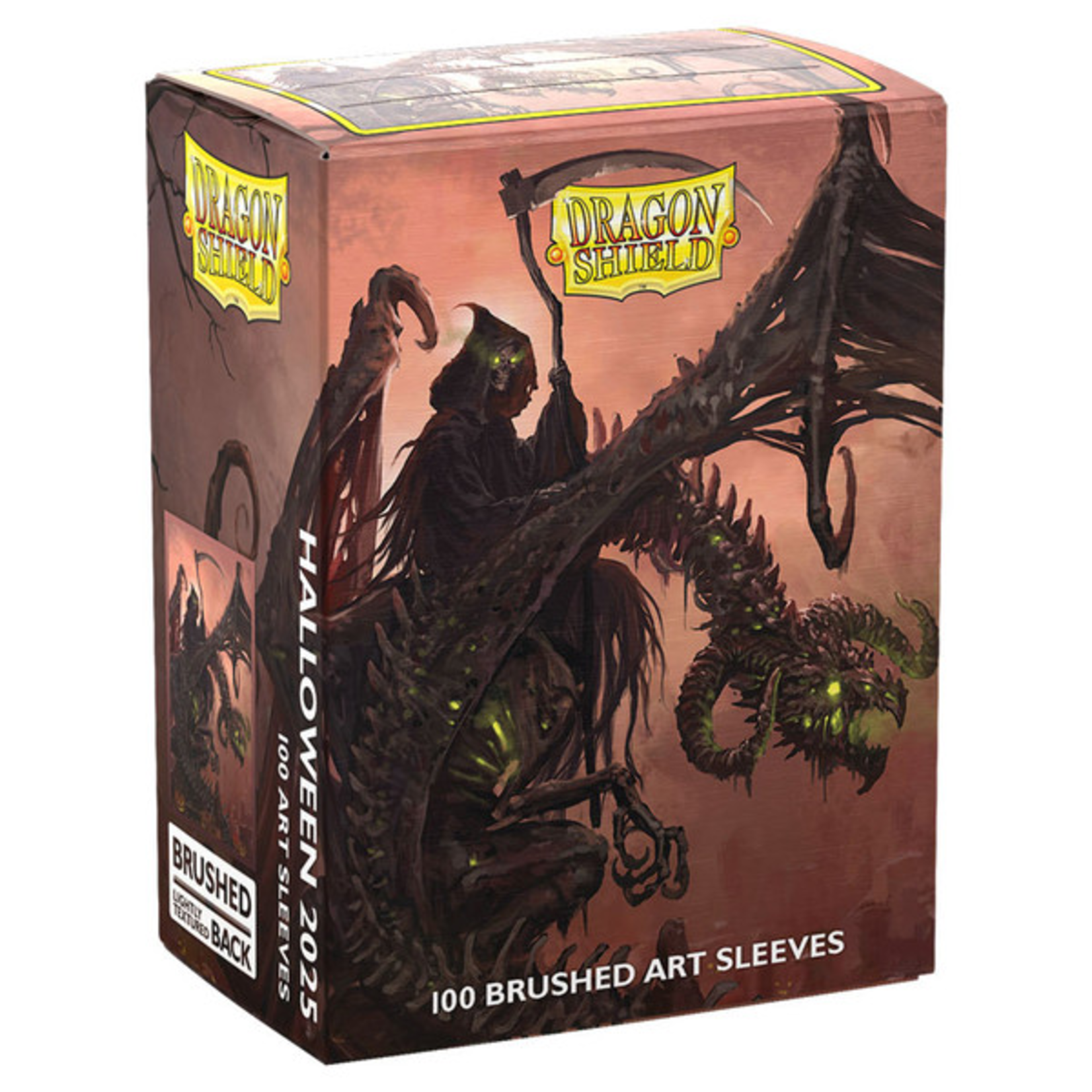 Arcane Tinmen Dragon Shield Art Brushed Sleeves Halloween 2025 100 ct