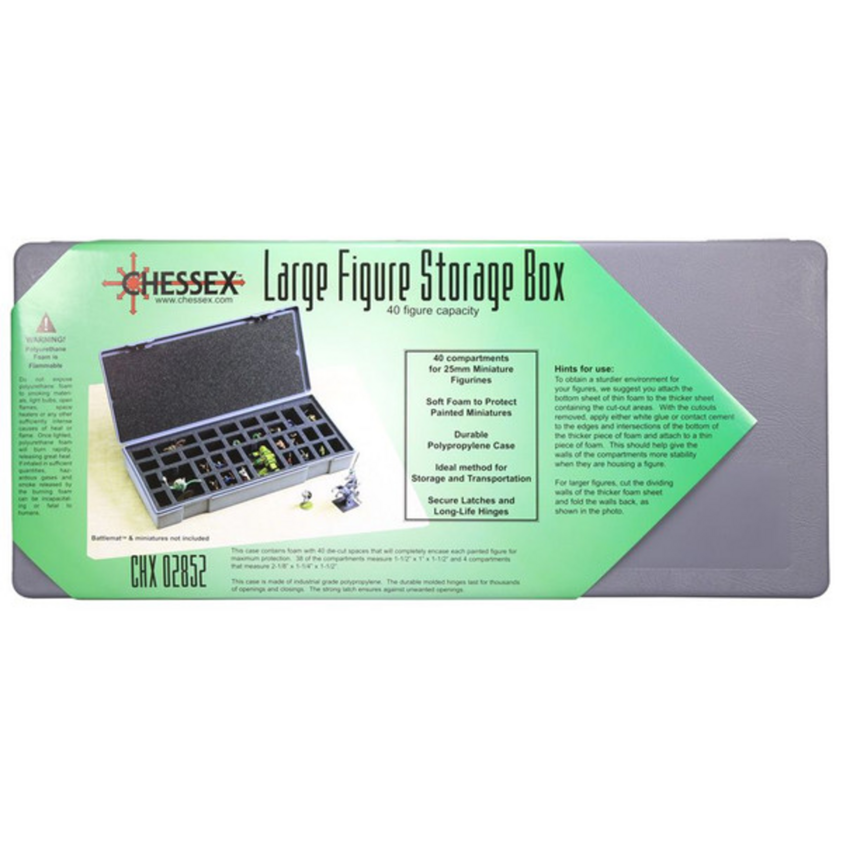 Chessex Chessex Large Figure Storage Box  40 pocket