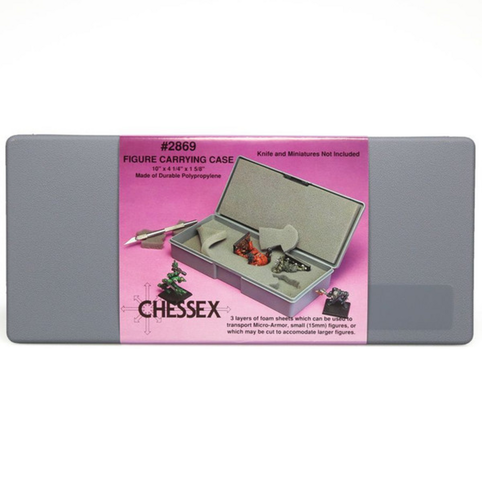 Chessex Chessex Figure Carrying Case Uncut Foam