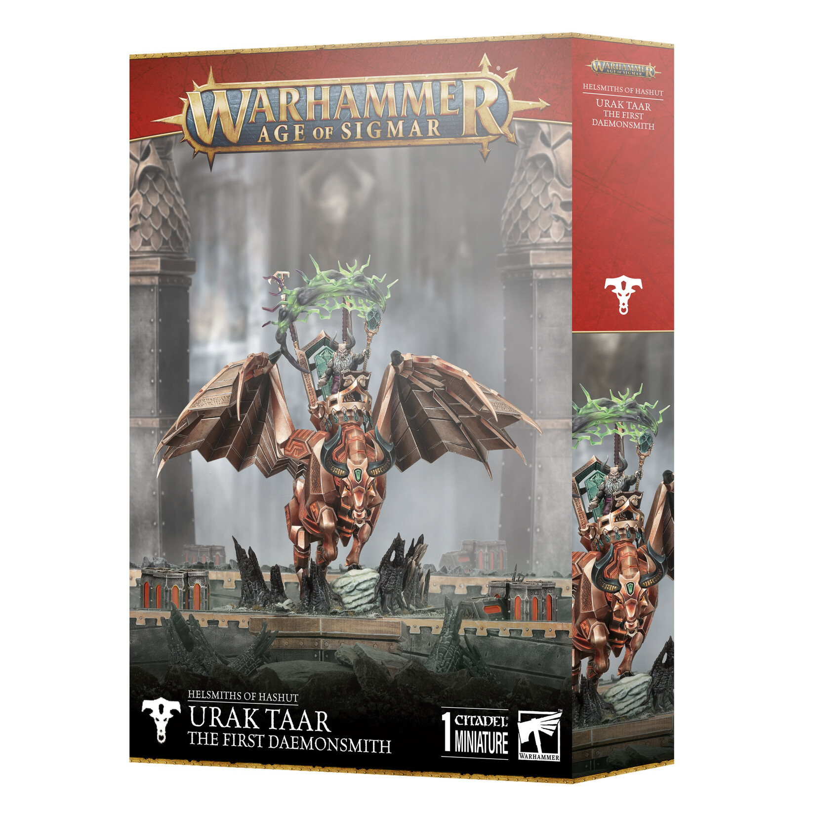 Games Workshop Warhammer Age of Sigmar Chaos Helmsmiths of Hashut 4E Urak Taar the First Daemonsmith