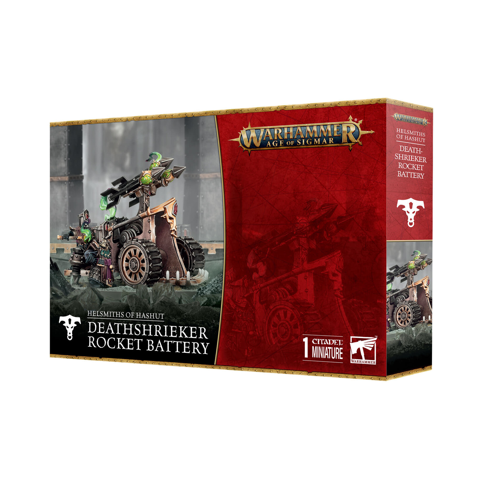 Games Workshop Warhammer Age of Sigmar Chaos Helmsmiths of Hashut 4E Deathshrieker Rocket Battery