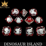 DND Dice DND Dice Dinosaur Island Polyhedral 11 die set