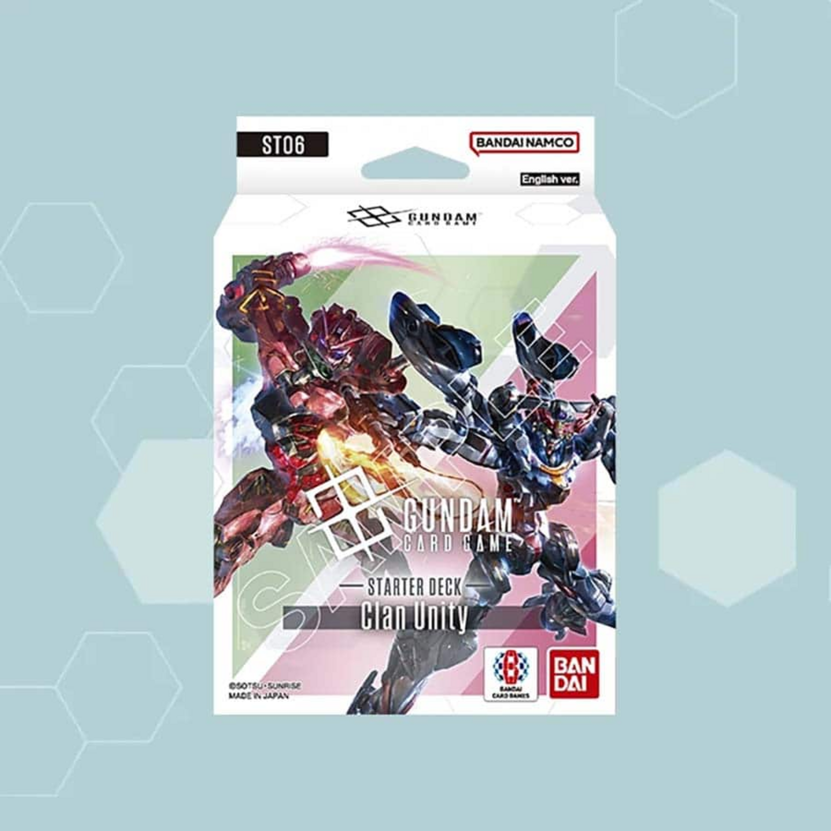 Bandai Gundam Card Game Clan Unity Starter Deck ST06 PACK