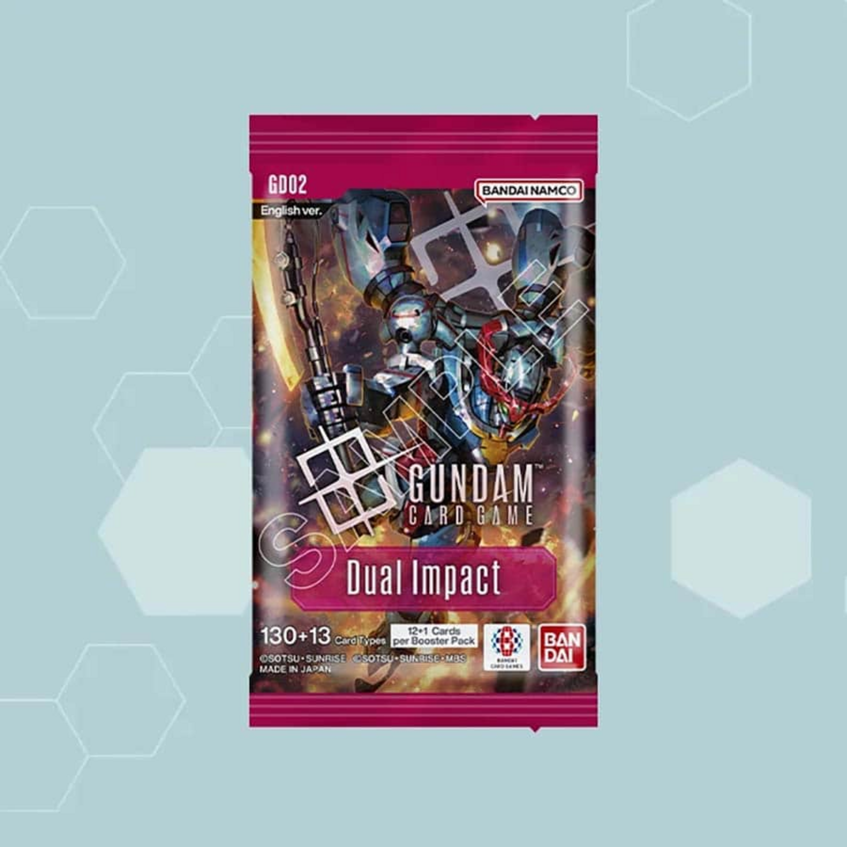 Bandai Gundam Card Game Dual Impact GD02 Booster PACK