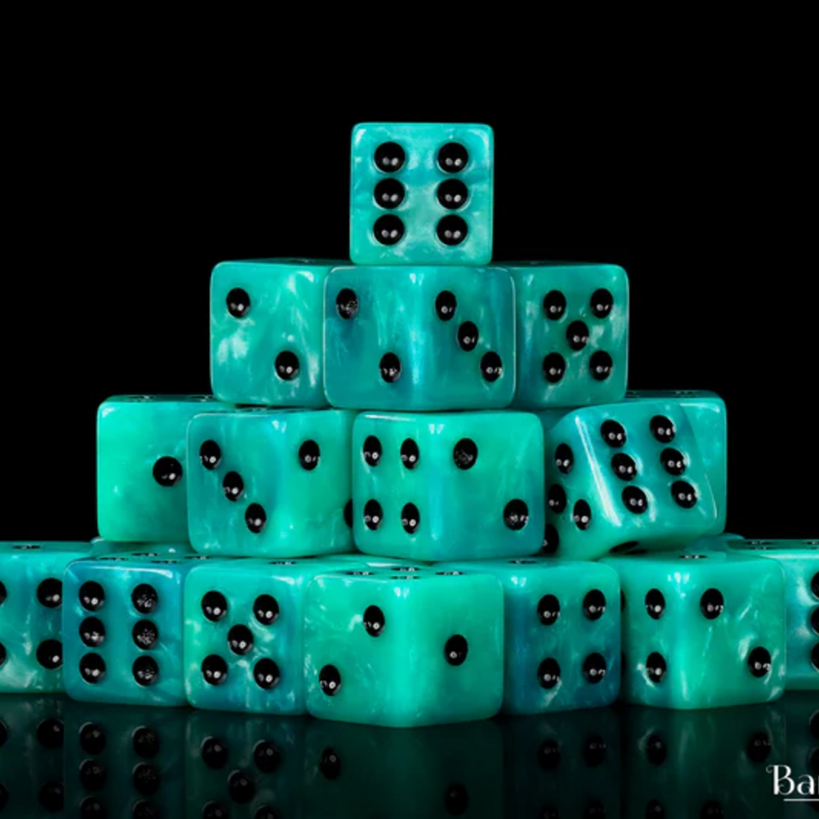 Baron of Dice Baron of Dice Empyrean Dice Square Corner d6 25 ct