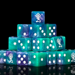 Baron of Dice Baron of Dice Ghost Elves Dice Square Corner d6 25 ct