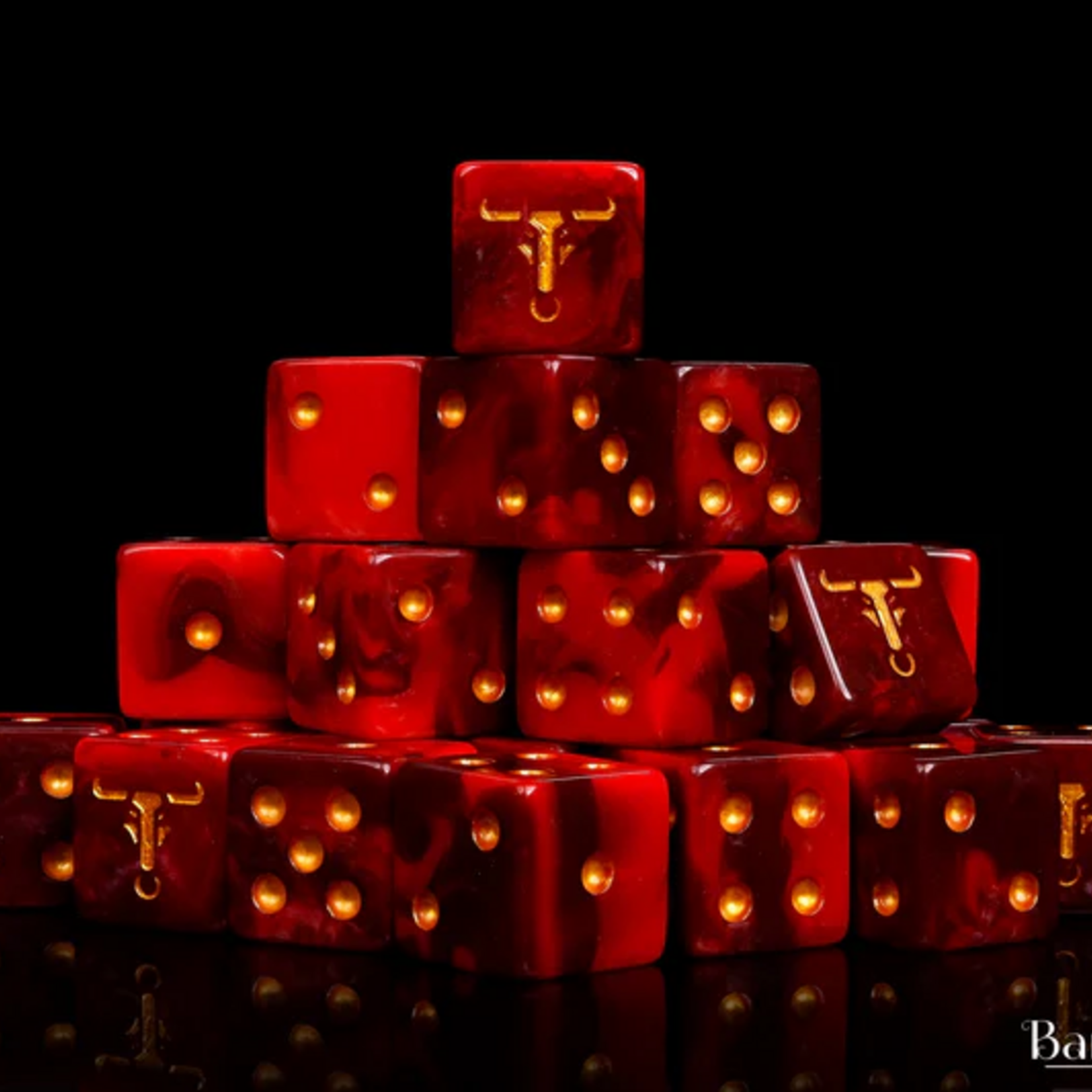 Baron of Dice Baron of Dice Minotaur Dice Square Corner d6 25 ct