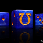 Baron of Dice Baron of Dice Omega Gold Dice Square Corner d6 25 ct