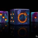 Baron of Dice Baron of Dice Infinity Dragon Dice Square Corner d6 25 ct