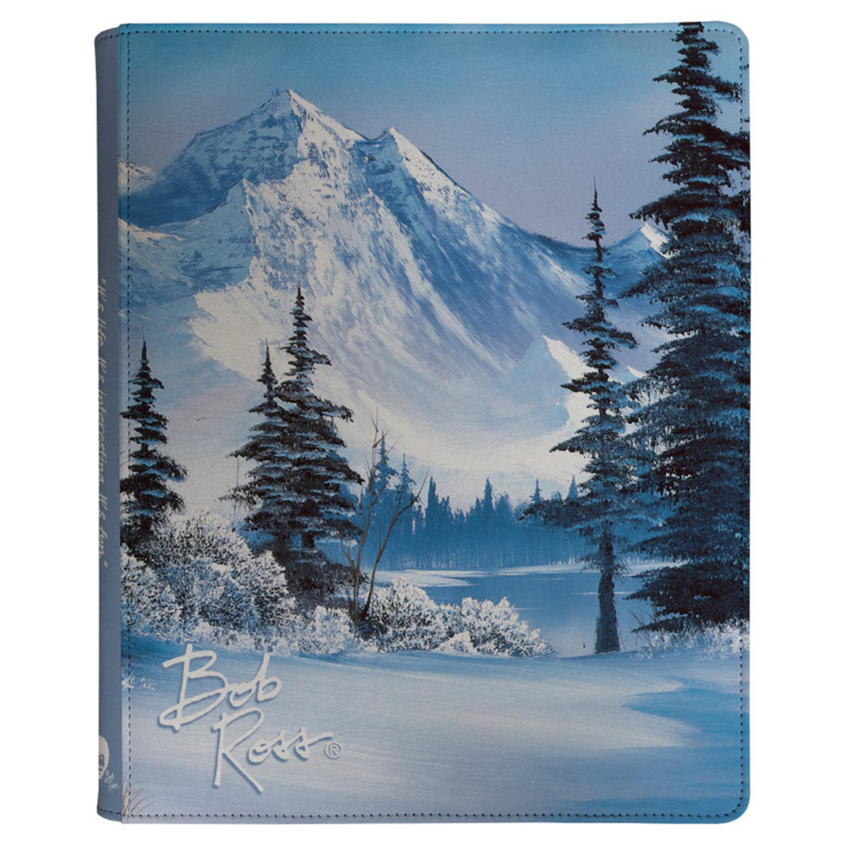 Ultra Pro Ultra Pro Pro-Binder Elite 9 Pocket Zippered Bob Ross Winter Paradise