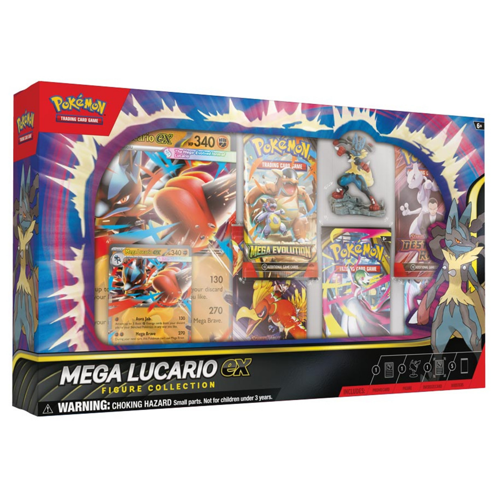 Pokemon Company International Pokemon Mega Lucario ex Figure Collection